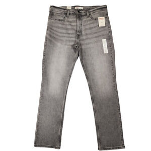 NWT Signature by Levi Strauss & Co Jeans Mens 38x32 Slim Gray